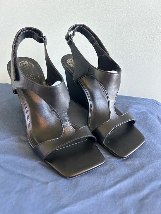 Vince Camuto Shoes - Vince Camuto Larahana Wedge Sandals Black